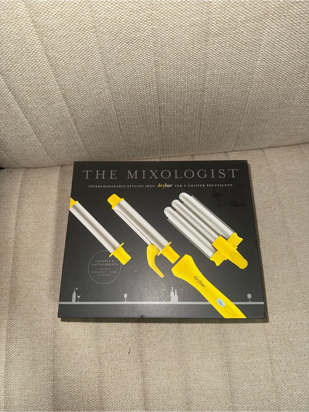 Drybar The Mixologist Interchangeable Styling Iron – Yellow